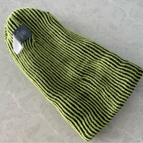 The Benny Ultra Tall Knit Beanie - Coal Headwear Knitted Long Beanie - Picture 7 of 10